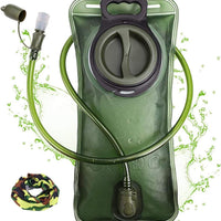 Vejiga de hidratación, vejiga de agua de 1.5-2-3L para mochila de senderismo, bolsa de
