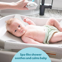 The First Years Rain Shower Spa Bañera 3 en 1 con Ducha y Hamaca para Bebé