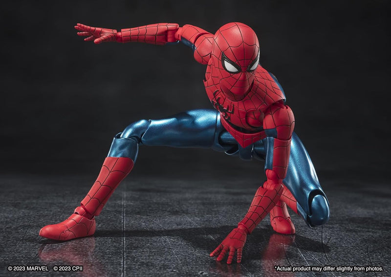 Tamashii Nations - Spider-Man: No Way Home - Spider-Man Nuevo Traje Rojo y Azul S.H.Figuarts Action Figure