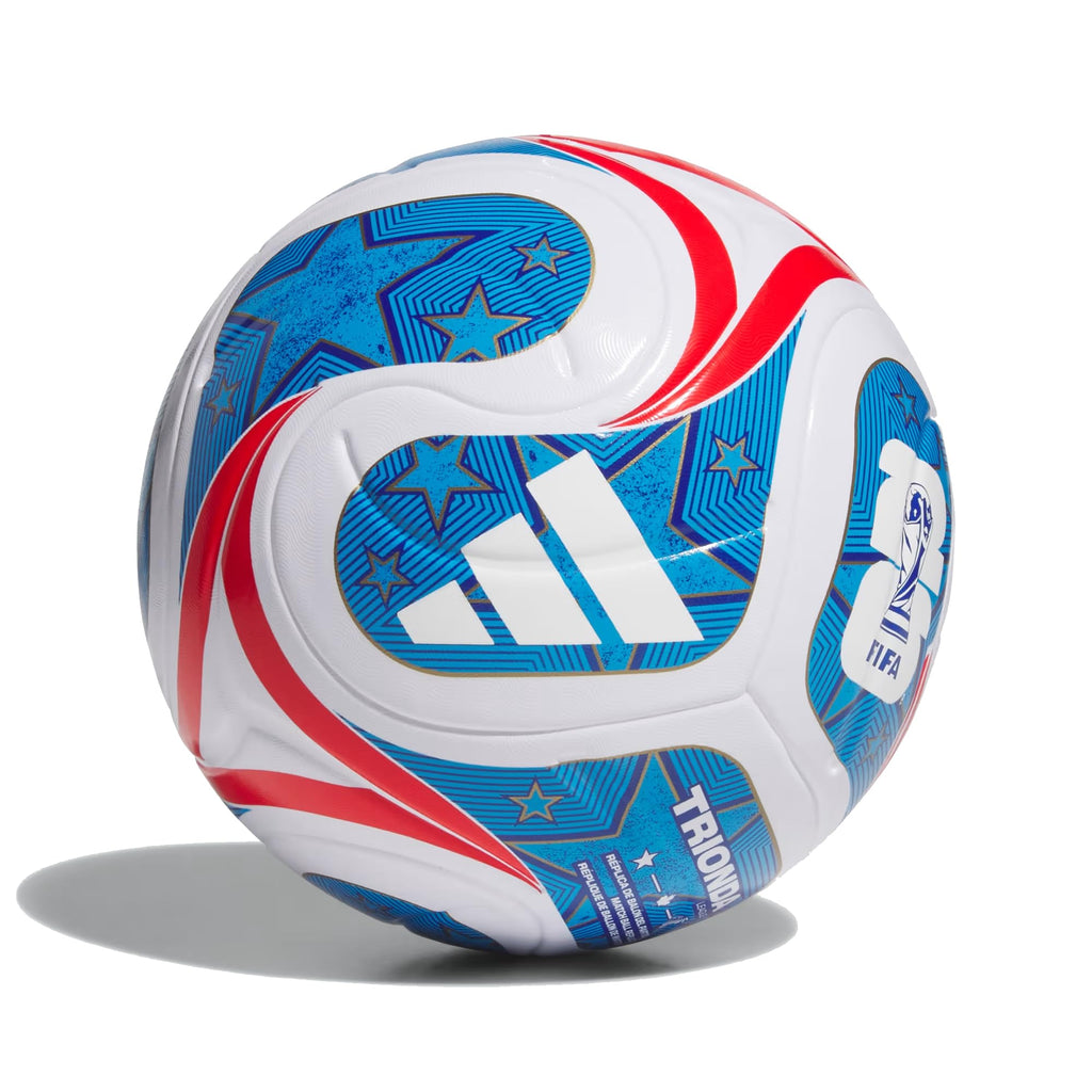adidas Unisex-Adult World Cup League USA, White/Team Royal Blue/Solar Blue/Vivid Red, 5