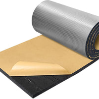 TroyStudio Sound Proof Closed Cell Foam, Self-Adhesive 13'' x 78" Heat Shield Acoustic Rubber Foam Sheet - Waterproof Noise Vibration Thermal Insulation Roll for Home, Car, HVAC, Pipe, Machine