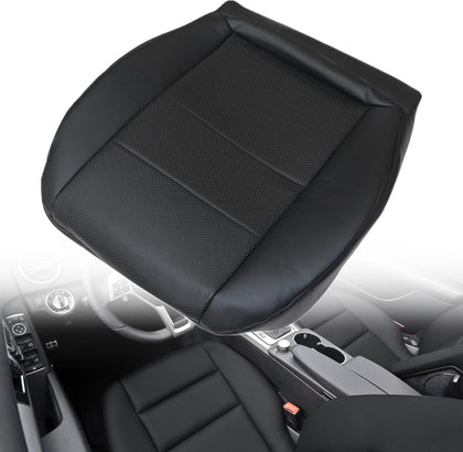 NLQR Black Driver Side Bottom Repalcement Leather Seat Covers Compatible with Mercedes Benz GLK250 GLK280 GLK300 GLK350