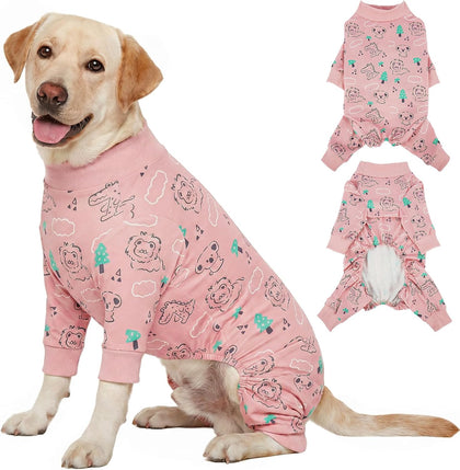 Kuoser Dog Pajamas, Dog Onesie for Surgery Recovery, Recovery Suit for Dogs