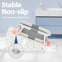 iBabyMax Bañera Plegable para Bebé con Termómetro 0 a 36 Meses Gris