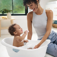 Skip Hop Wave 4 en 1 Grow with Baby Bañera para Bebé con Hamaca y Respaldo