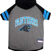 Pets First Carolina Panthers Hoodie for Dogs & Cats. NFL Football Licensed Dog Hoody Tee Shirt, Small. Sports Hoody T-Shirt for Pets. Licensed Sporty Dog Shirt (CAR-4044-SM)