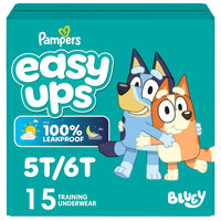 Pampers Easy Ups Bluey Calzoncitos de Entrenamiento Tallas 4 a 8