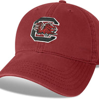 Legacy NCAA Officially Licensed Baseball Hat, South Carolina Fighting Gamecocks, Lightweight Cap for Men & Women, Relaxed Twill Adjustable (EZA), Garnet, One Size Fits Most, Adjustable Fabric Closure