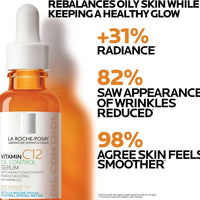 La Roche-Posay 12% Vitamin C Face Serum, 2 formulas with hyaluronic acid