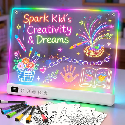Lumiboard Led Drawing Board with 13 Light Effects, 16