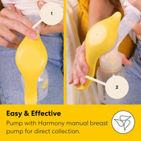 Medela Harmony Extractor de Leche Manual con Kit de Calostro 4 en 1