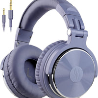OneOdio Wired Over Ear Headphones Studio Monitor & Mixing DJ Stereo Headsets with 50mm Neodymium Drivers and 1/4 to 3.5mm Jack for AMP Computer Recording Podcast Keyboard Guitar Laptop - Light Blue