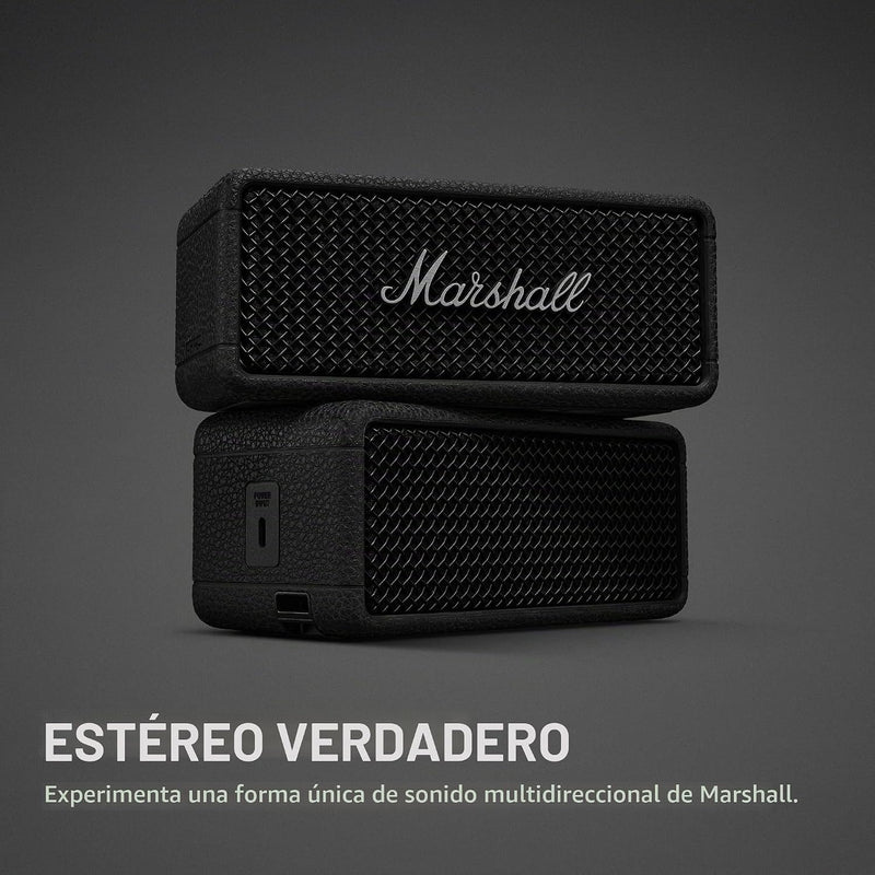 Marshall Emberton III Portable Bluetooth Waterproof Speaker - Black/Silver
