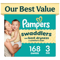 Pampers Swaddlers Pañales Desechables para Bebé Tallas Preemie a 8