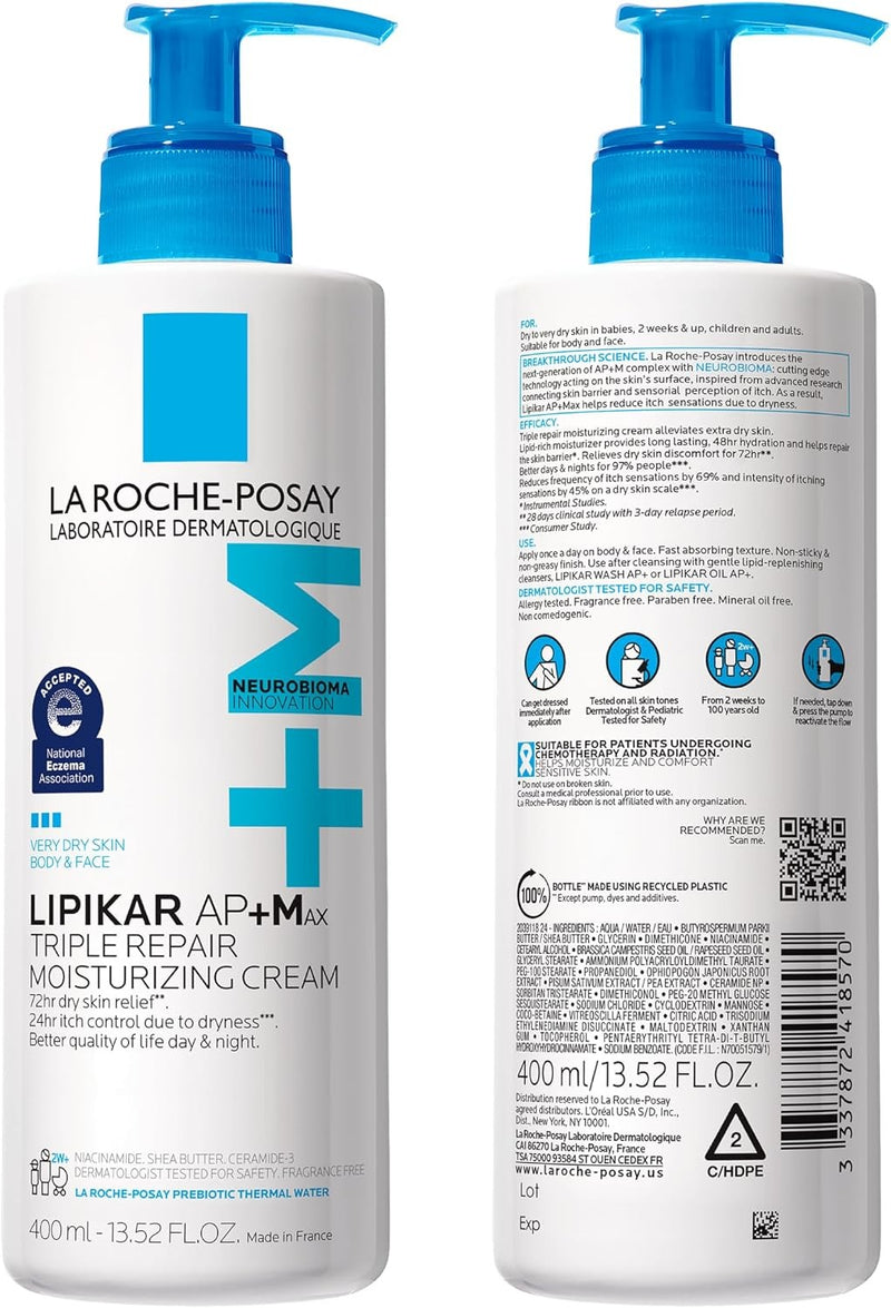 La Roche-Posay Lipikar AP+MAX Triple Repair Moisturizing Body Cream