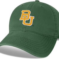 Legacy NCAA Officially Licensed Baseball Hat, Baylor Bears, Lightweight Cap for Men & Women, Relaxed Twill Adjustable (EZA), Dark Green, One Size Fits Most, Adjustable Fabric Closure