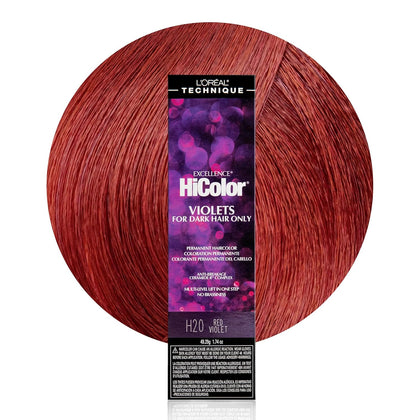 L'Oréal Technique HiColor Violet & Blacks Permanent Color - Darkest Plum
