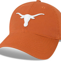 Legacy NCAA Officially Licensed Baseball Hat, Texas Longhorns, Lightweight Cap for Men & Women, Relaxed Twill Adjustable (EZA), Texas Orange, One Size Fits Most, Adjustable Fabric Closure