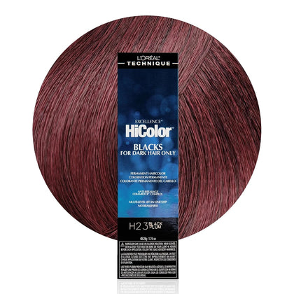 L'Oréal Technique HiColor Violet & Blacks Permanent Color - Black Plum