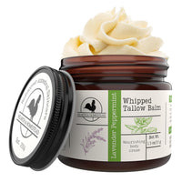 Hearth & Homestead Whipped Beef Tallow for Skin, Lavender Peppermint, 1.3oz
