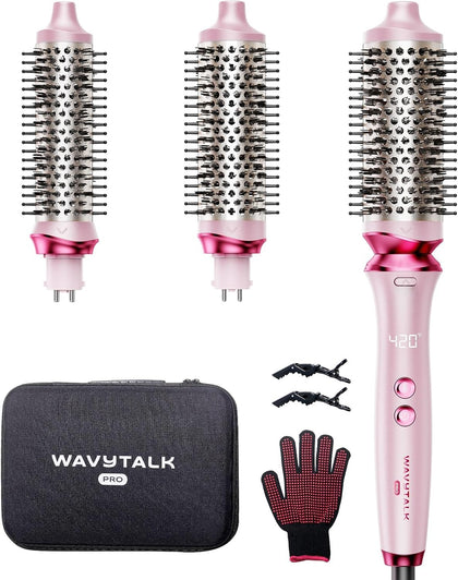 wavytalk Thermal Brush Set Heatwave Pro 3 Size Ionic Heated Round Brush