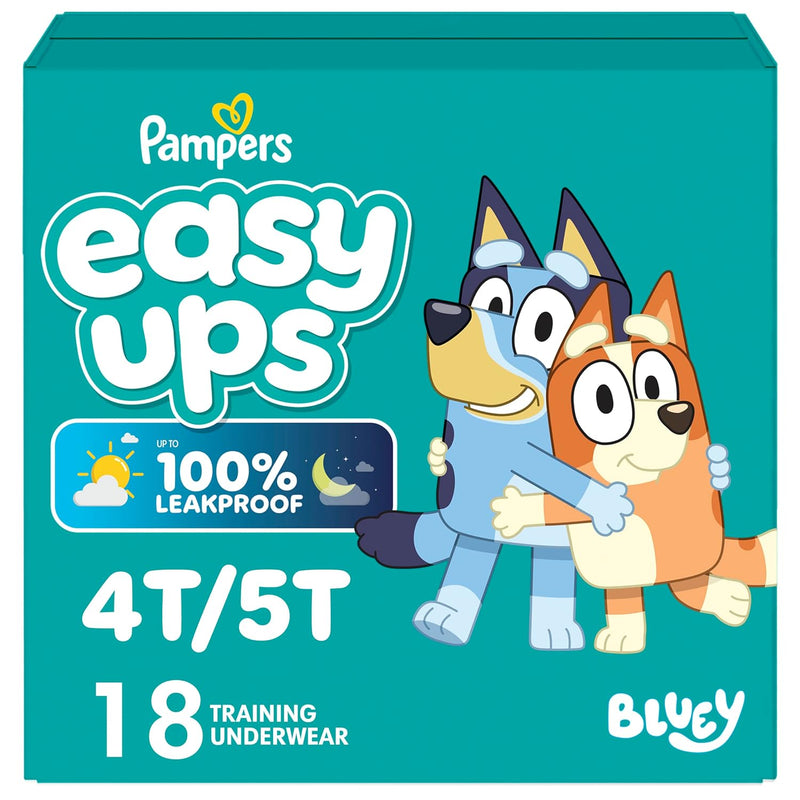 Pampers Easy Ups Bluey Calzoncitos de Entrenamiento Tallas 4 a 8