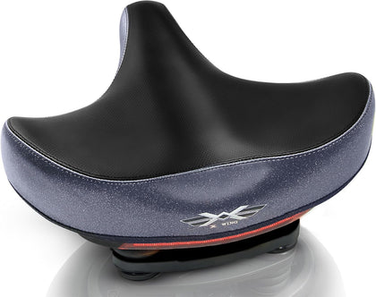X WING Large Bike Saddle Replacement Seat for Adults | Comfortable Padded Cushion, Ergonomic Design | Fit for Electric,