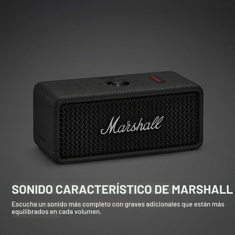 Marshall Emberton III Portable Bluetooth Waterproof Speaker - Black/Silver