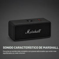 Marshall Emberton III Portable Bluetooth Waterproof Speaker - Black/Silver