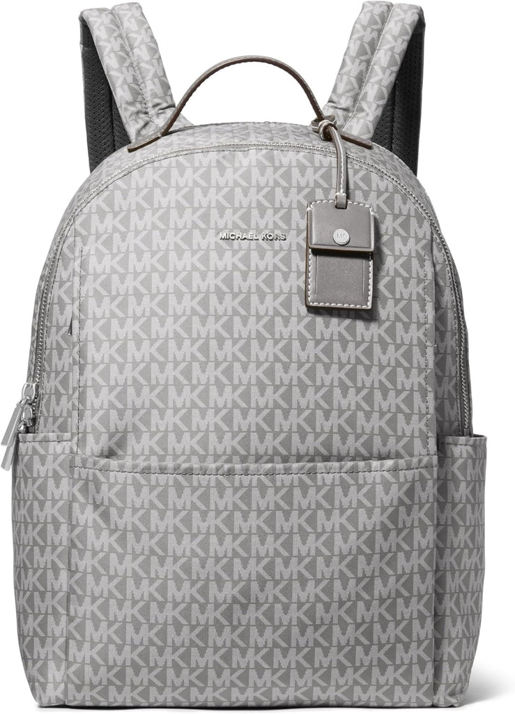 Michael Kors Sable Large Backpack, Silver-Tone