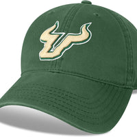 Legacy NCAA Officially Licensed Baseball Hat, South Florida Bulls, Lightweight Cap for Men & Women, Relaxed Twill Adjustable (EZA), Dark Green, One Size Fits Most, Adjustable Fabric Closure