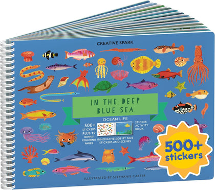 Cupkin Ocean Coloring & Sticker Activity Book | 500+ Stickers