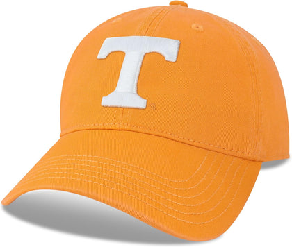 Legacy NCAA Officially Licensed Baseball Hat, Tennessee Volunteers, Lightweight Cap for Men & Women, Relaxed Twill Adjustable (EZA), Light Orange, One Size Fits Most, Adjustable Fabric Closure
