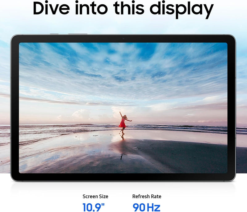 Samsung Galaxy Tab S10 Lite, 6GB RAM, 128GB, Long Battery Life, 10.9” LCD, S Pen for Note-Taking, Exynos 1380, Circle to Search, AI Tools, Gray