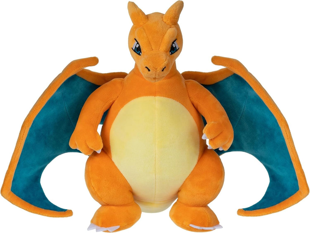 Peluche de Pokémon Charizard - Felpa suave de 12 pulgadas con detalles auténticos