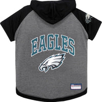 Pets First NFL Philadelphia Eagles Hoodie for Dogs & Cats. | NFL Football Licensed Dog Hoody Tee Shirt, Large| Sports Hoody T-Shirt for Pets | Licensed Sporty Dog Shirt (PHL-4044-LG)