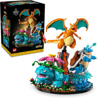 LEGO Pokémon Venusaur, Charizard and Blastoise - Building Set for Adults, Ages 18+ - Collectible Pokémon Figures - Gift Idea for Men & Women - 72153