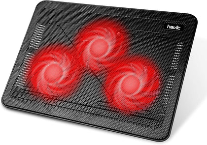 havit HV-F2056 Laptop Cooling Pad for 15.6-17 Inch Laptops, Black