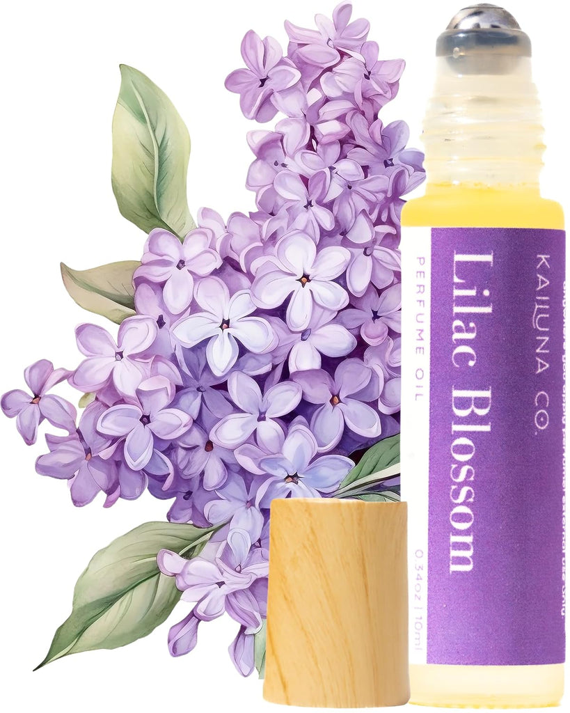 Kailuna Co. Lilac Blossom Essential Oil Perfume Roll On for Women, 10 ml