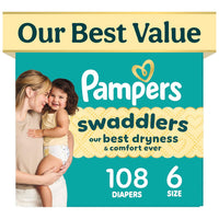 Pampers Swaddlers Pañales Desechables para Bebé Tallas Preemie a 8