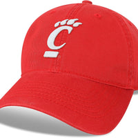 Legacy NCAA Officially Licensed Baseball Hat, Cincinnati Bearcats, Lightweight Cap for Men & Women, Relaxed Twill Adjustable (EZA), Scarlet, One Size Fits Most, Adjustable Fabric Closure