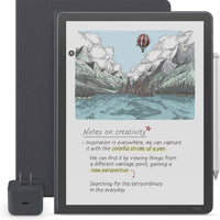 Amazon Kindle Scribe Colorsoft Essentials Bundle - Fig (morado) (Lápiz Premium + Folio)