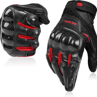 BORLENI Motorcycle Gloves Touch Screen for Men Women Padding Hard Knuckle Cycling Motorbike ATV Hiking Riding Climbing Glove