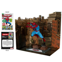 McFarlane Toys Marvel Spider-Man Escala 1:10 con Escena (The Amazing Spider-Man #38) Gold Label