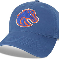 Legacy NCAA Officially Licensed Baseball Hat, Boise State Broncos, Lightweight Cap for Men & Women, Relaxed Twill Adjustable (EZA), Royal Blue, One Size Fits Most, Adjustable Fabric Closure