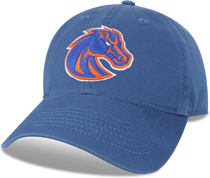 Legacy NCAA Officially Licensed Baseball Hat, Boise State Broncos, Lightweight Cap for Men & Women, Relaxed Twill Adjustable (EZA), Royal Blue, One Size Fits Most, Adjustable Fabric Closure