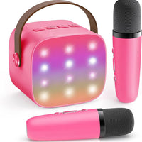 YLL Mini Karaoke Machine for Kids, Toy Birthday Gifts for Girls Ages 4-12