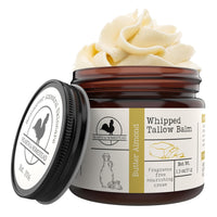 Hearth & Homestead Whipped Beef Tallow for Skin & Face, Butter Almond 1.3oz