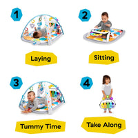 Baby Einstein Kickin Tunes Gimnasio de Actividades y Piano 4 en 1