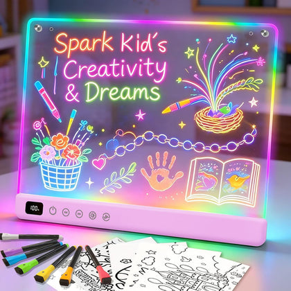 Lumiboard Led Drawing Board with 13 Light Effects, 16